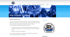 Desktop Screenshot of diving-consultant.com